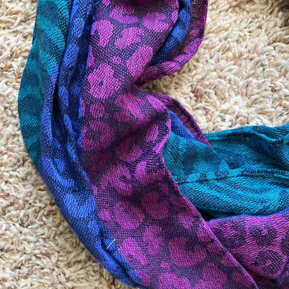 Animal Print Infinity Scarf - Picture 2 of 3
